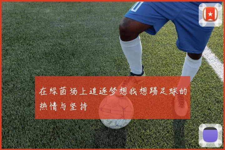 在绿茵场上追逐梦想我想踢足球的热情与坚持